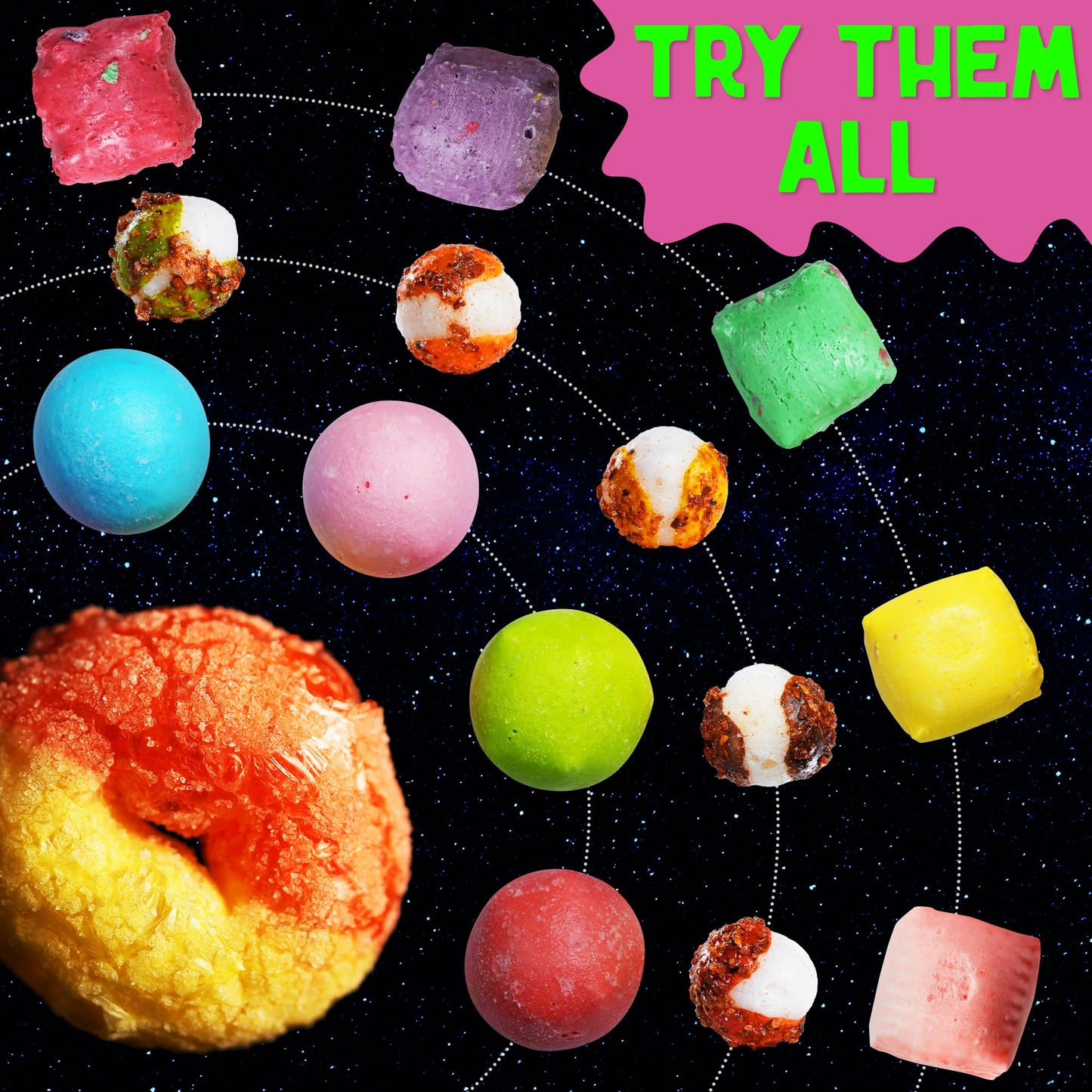 Alien Gummy Body Parts - 10 Ounces Of Halloween Candy Bulk For Halloween Gummy Brains And Body Parts - Halloween Gummy Candy Bod