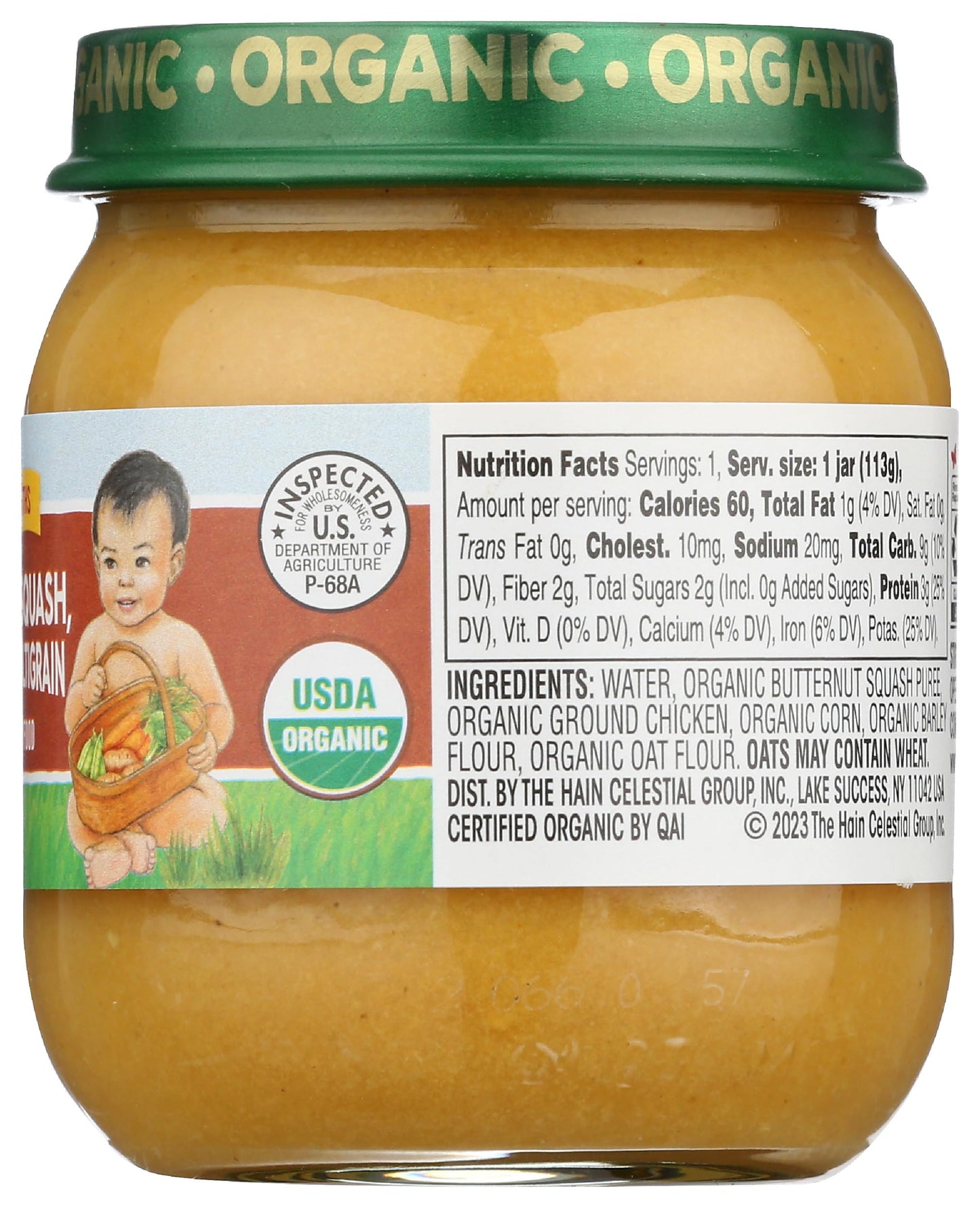 Earth'S Best - Dinner Organic Butter Nut Chicken Multigrain - Case Of 10-4 Oz