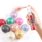 Pandalab Edible Glitter Spray - Black & Red Luster Dust for Drinks & Desserts - 0.35oz/10g Bottle