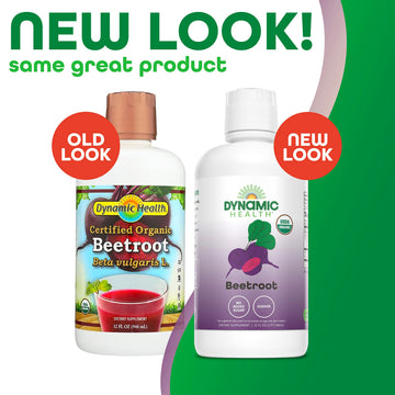 Dynamic Health Organic Beetroot Juice Concentrate, 32 oz, No Added Sugar, Gluten-Free, BPA-Free, Model 6563284