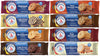 Voortman Sugar Free Cookies - Variety Pack - Chocolate Chip - Fudge Brownie - Pecan Shortbread - Pecan Chocolate Chip - Iced Almonette - Oatmeal  Fudge Striped  Shortbread - 8 Packs