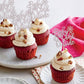 30 Pcs Snowflake Baby It'S Cold Outside Cupcake Toppers Glitter Winter Frozen Theme Snowflake Cupcake Picks For Winter Wonderlan