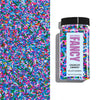 Fancy Sprinkles Deluxe Rainbow Crunchy Jimmies, Real Sugar, For Ice Cream, Cookies, Cakes, Cupcakes, Dessert Decorating, Bold, M