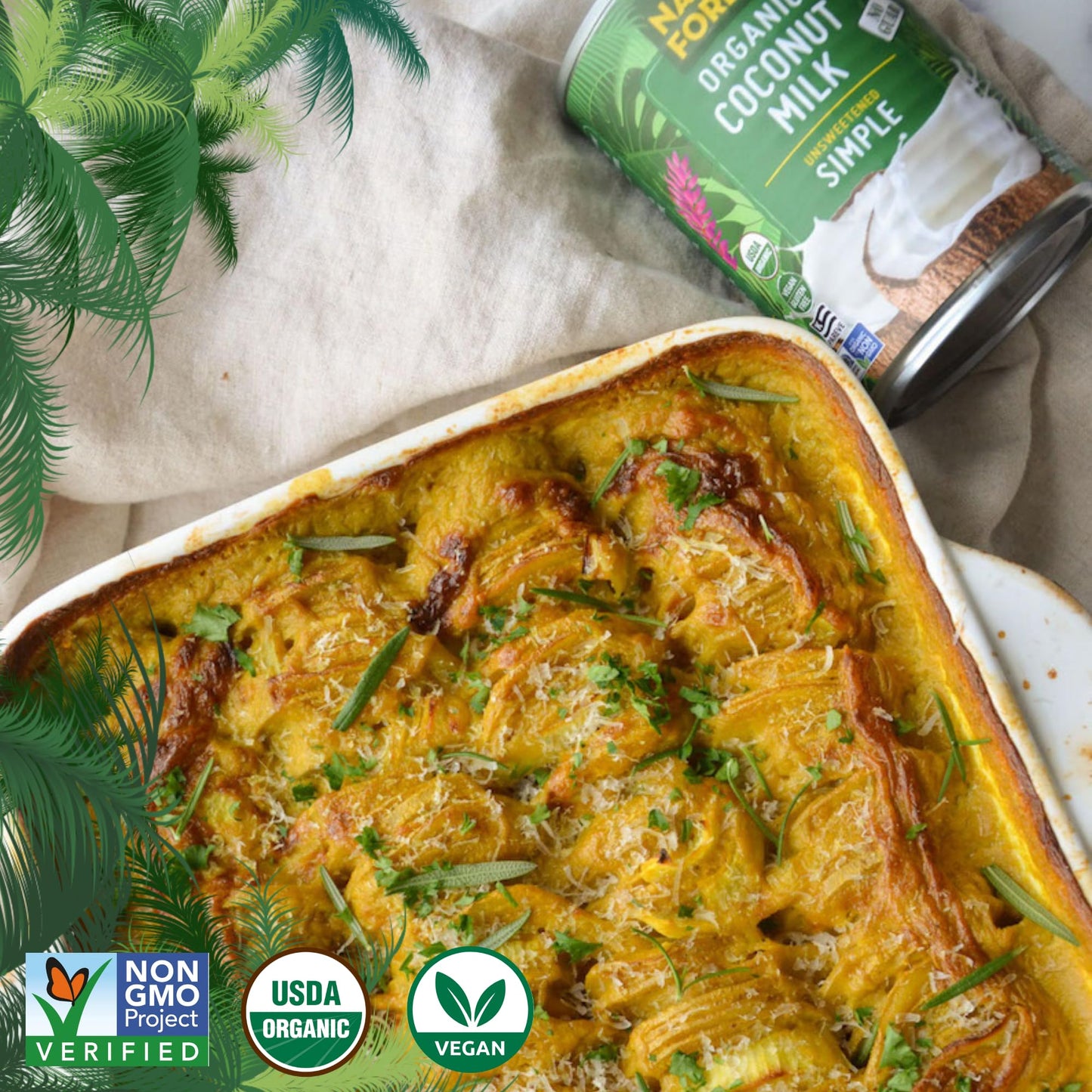 Native Forest Organic Unsweetened Coconut Milk - Canned Coconut Milk, No Guar Gum, Non-GMO Project Verified, USDA Organic - Simp