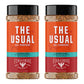 Fire & Smoke Society The Usual All Purpose Bbq Seasoning | Bbq Rubs For Smoky Aroma And Grilling | Chicken, Pork, Burgers | ??Rosemary, Garlic, Lemon | Xl (2-Pack)