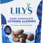 Lilys Sweets, Dark Chocolate Covered Almonds, 3.5 Ounce