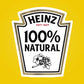 Heinz 100% Natural Yellow Mustard (12 ct Pack, 8 oz Bottles)