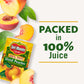 Del Monte Peaches Sliced Yellow Cling 100% Juice, 15 Oz, 3 Pk