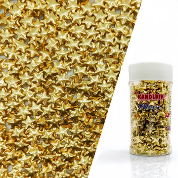 10mm Super Gold Stars Sprinkles Edible Stars Cake Decorating Stars Cake Decorations Cupcake Toppers Cookie Decorating Perfect fo