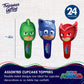 Treasures Gifted Officially Licensed Pj Masks Cupcake Toppers & Wrappers 24Ct - Pj Masks Birthday Party Supplies - Pj Mask Party