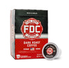 Fire Department Coffee Dark Roast Coffee Pods - 12 Count - Premium K Cups - Veteran Owned - Bold & Strong
