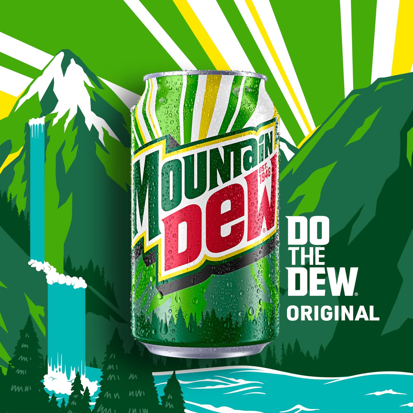 Mountain Dew Soda, 12oz Cans (24 Pack)