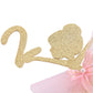 Ballet Cake Topper 1 To 5 Years Old - Ballerina, Birthday Cake Topper, Ballet Birthday Party, Dancing Princess Birthday Party, B