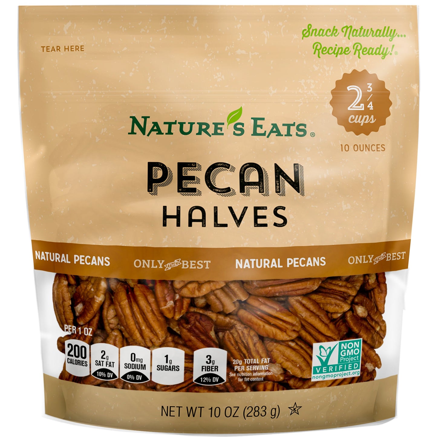 Natures Eats, Pecan Halves, 10 Ounce