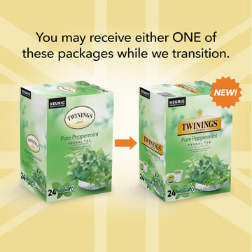 Twinings Of London Pure Peppermint Tea K-Cups For Keurig (48 Count)