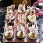 40 Pcs Horse Cupcake Toppers Floral Horse Western Cowgirl Cupcake Picks Horseshoe Hat Boots Cowgirl Birthday Cake Decorations Fo