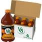 V8 Hot Honey 100% Vegetable Juice, 46 fl oz Bottle (6 Pack)