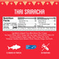 Fresh   Gourmet Canned Tuna (Thai Sriracha, 10 Pack) Freshly Packaged Skipjack Tuna Fish - Healthy High-Protein Snack & Ready To