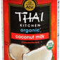 Thai Kit Organic Coconut Milk, 13.66 Fluid Ounce - 12 Per Case12