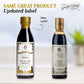 Giusti Balsamic Glaze, Smooth & Velvety Drizzle, 8.45 fl oz (Pack of 6), Balsamic Vinegar of Modena Black