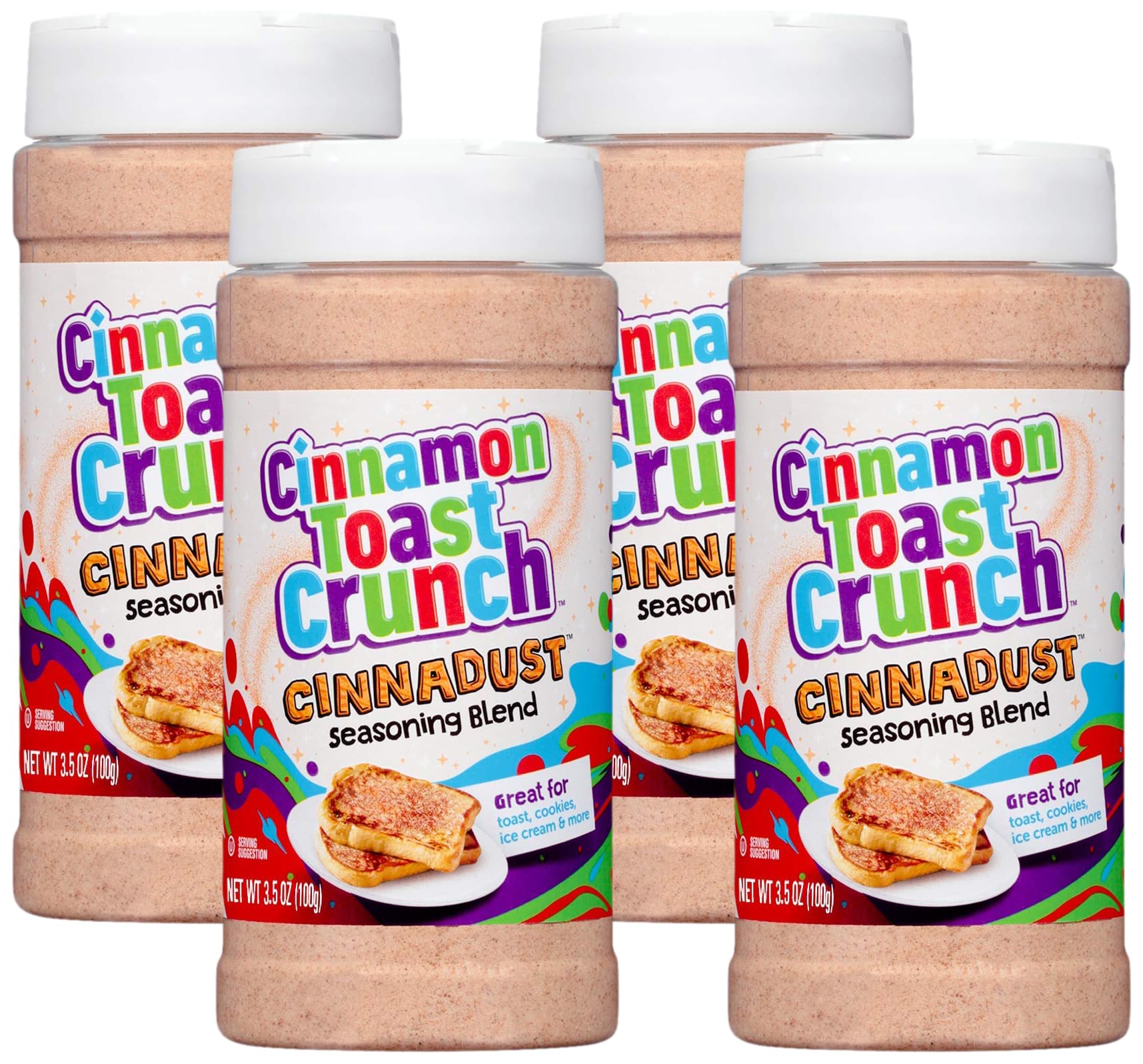 Cinnamon Toast Crunch Cinnadust Seasoning, 3.5 Ounce (Pack of 4)