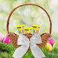 Easter Basket And Egg Hunt Candy, 2025 Peeps Lollipop Rings, Individually Wrapped Marshmallow Flavored Suckers, (6 Pack)