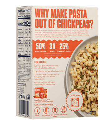 Banza Chickpea Pasta, Cavatappi - Gluten Free Healthy Pasta, High Protein, Lower Carb And Non-Gmo - 8 Ounce (Pack Of 6)
