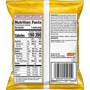 Grandma'S Big Cookies, Peanut Butter, (10 Pack)