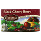 Celestial Seasonings Black Cherry Berry Tea Bags, 20 Count, Pack of 2, Herbal Blend
