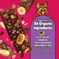 Snakkidz Organic Chewy Granola Bar, Allergen Free, Low Sugar, 45 Bars, Chunky Monkey, Brown