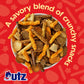 Utz Pub Mix, 42 Oz. Barrel, Savory Snack Mix With A Blend Of Crunchy Flavors For A Tasty Party Snack, Resealable Container, Tran