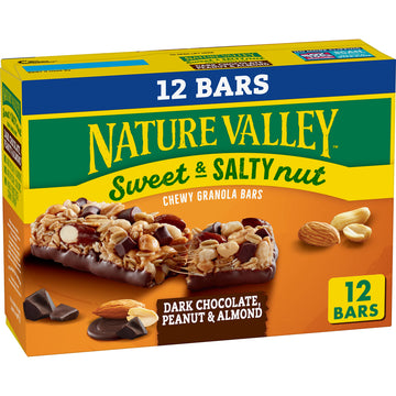 Nature Valley Granola Bars, Dark Chocolate Peanut Almond, 12 Ct, 14.4 Oz