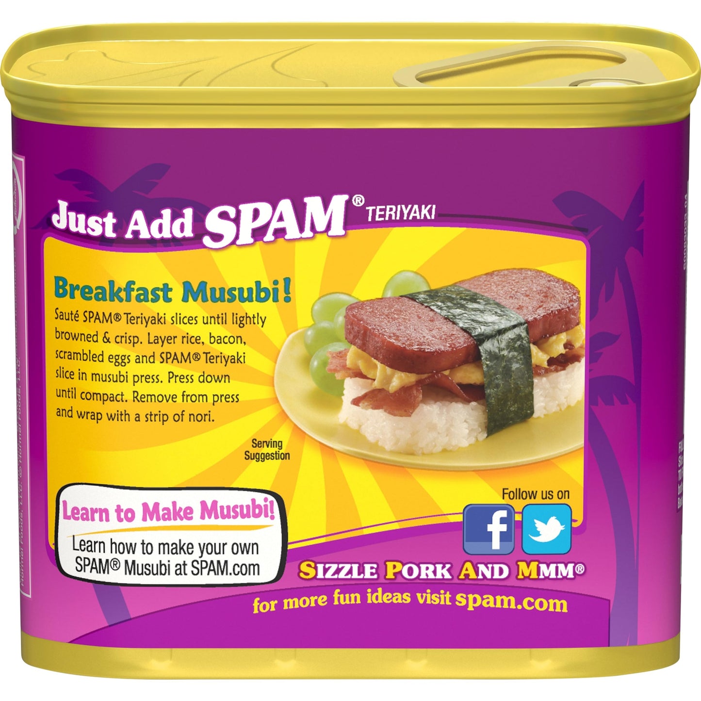 SPAM Teriyaki - 12 Ounce Can, Pack of 12, Model 15305