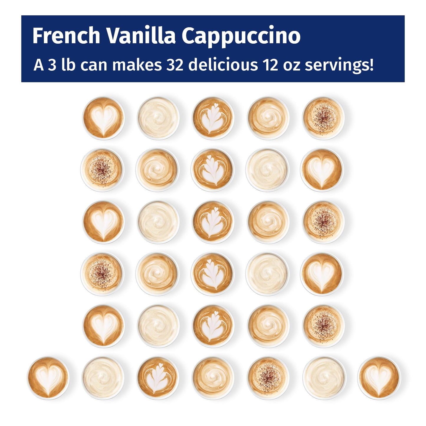Victorian Inn French Vanilla Cappuccino, 3 Pound (Pack Of 6)