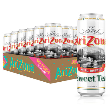 AriZona Sweet Tea - Big Can, 22 Fl Oz (Pack of 24)