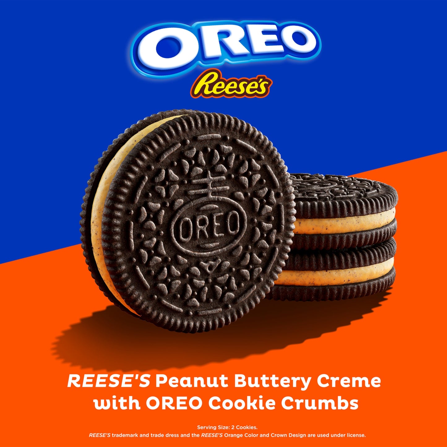 OREO REESES Peanut Buttery Creme Chocolate Sandwich Cookies  Limited Edition  10.81 oz
