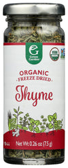 Green Garden Freeze-Dried Organic Thyme - Freeze Dried Organic Thyme Leaves and Thyme Sticks, Thyme Seasoning, Freeze Dried Leaf