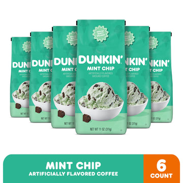 Dunkin Mint Chip 11Oz Ground Coffee (Pack Of 6)