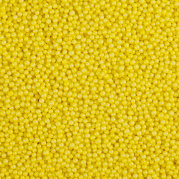 Yellow Nonpareils Sprinkles - 2mm Edible Mini Pearl Sprinkles for Cake Decorating, Cupcake, Cookie, Baking, Donuts, Ice Cream To