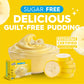 Simply Delish Banana Keto Pudding 6 Pack - Low Carb, Zero Sugar, Gluten Free, Vegan, Non-GMO, Plant-Based, 1.7 oz Each