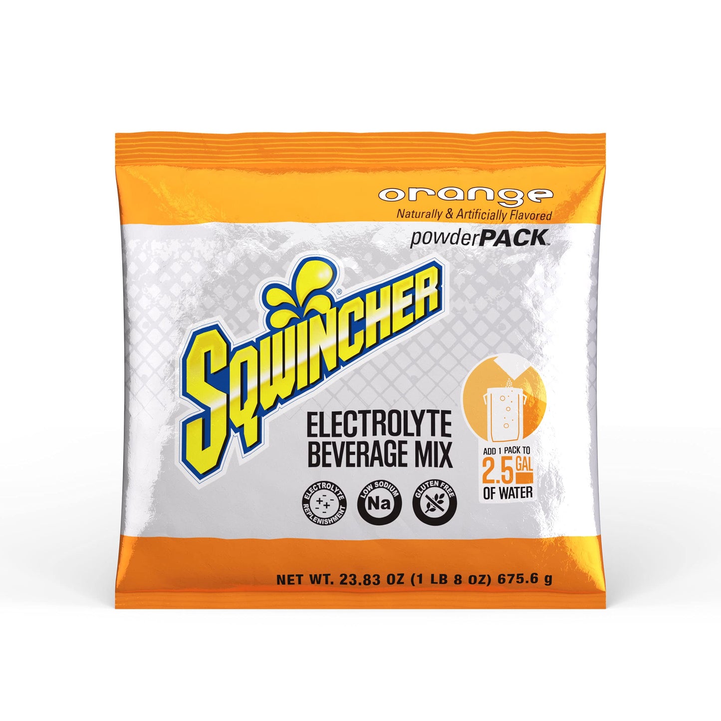 Sqwincher Powder Pack, Assorted Flavor Electrolyte Drink Concentrate, 23.83 Oz Packet (Pack Of 32)