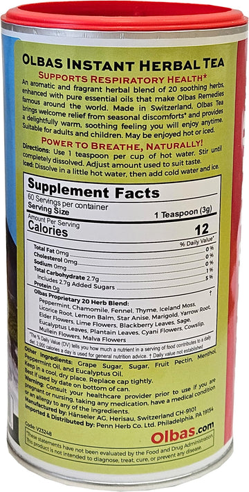 Olbas Herbal Tea By Olbas - 7 Oz
