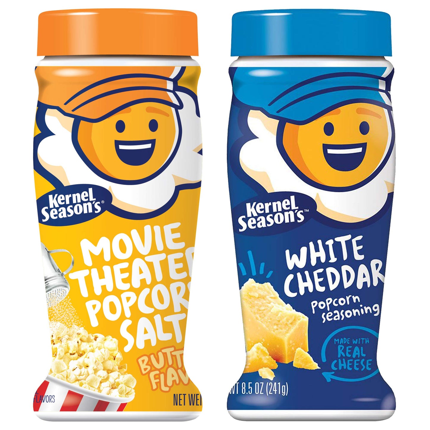 Kernel Season'S Popcorn Seasoning Movie Theater Butter Salt & White Cheddar, 8.5 Ounce (Pack Of 2)