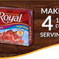 Royal Raspberry Gelatin Dessert Mix , Sugar Free, 0.32-Ounce Box (Pack Of 12)
