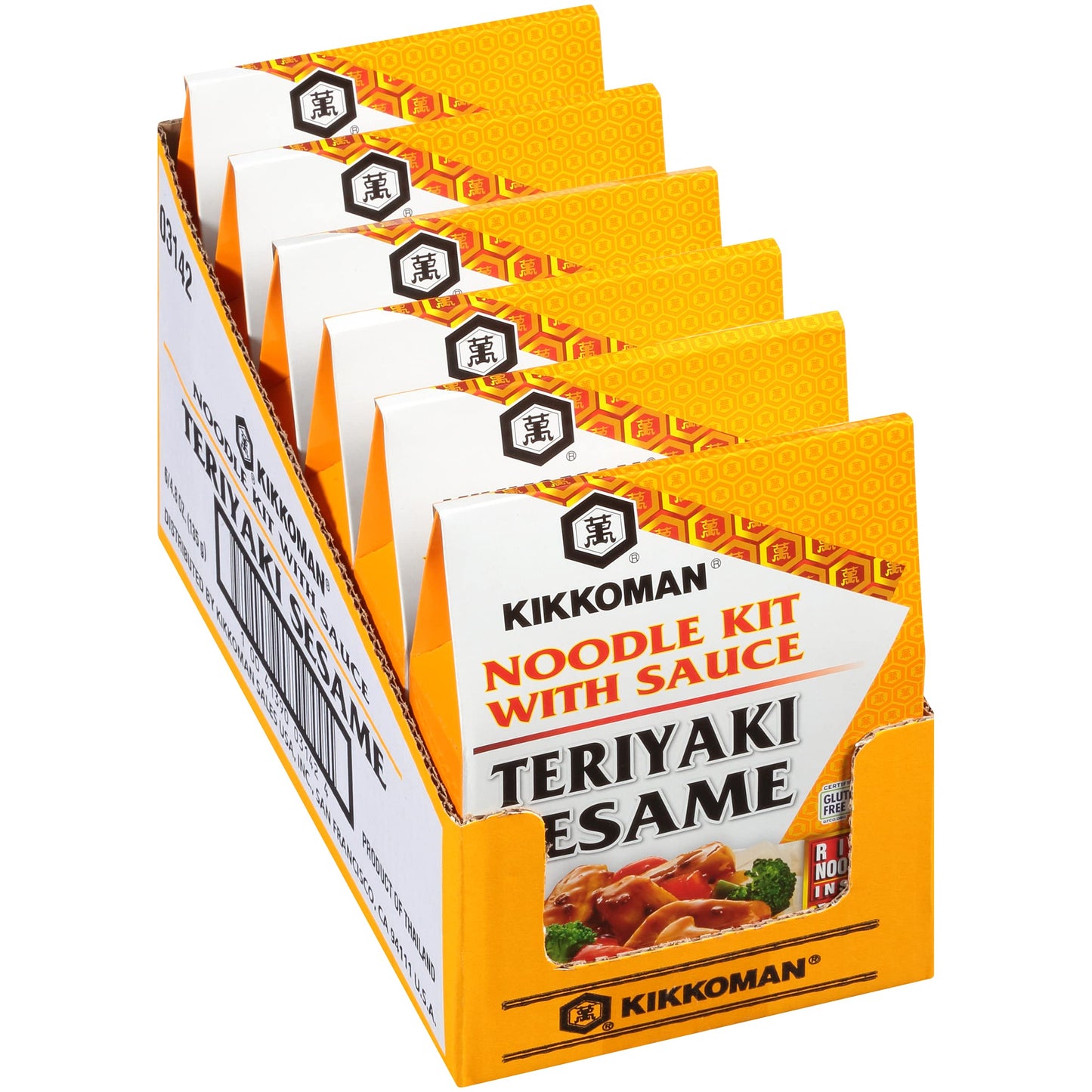Kikkoman Noodle Kit Teriyaki Sesam, 4.8 Oz (Pack Of 6)
