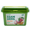 Mild Ssamjang Seasoning Sauce [ Korean Pantry ] Spicy Savory Jang Sauce with Fermented Soybean and Peppers, Perfect for Dipping [ JRND Foods] 500g