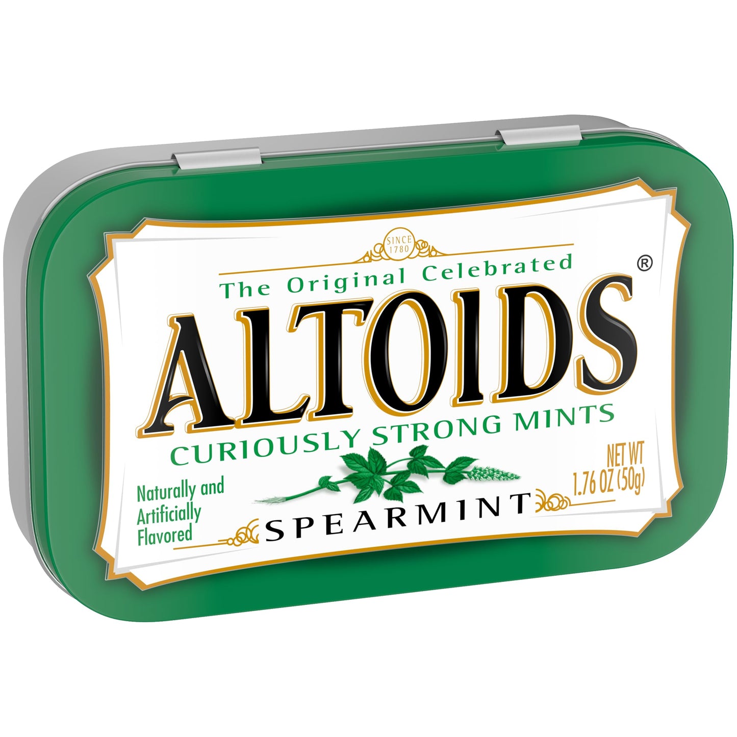 Altoids Spearmint Curiously Strong Mints  1.76 Ounce Each (3 Pack  5.28 Ounce Total)