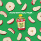Mott s No Sugar Added Applesauce, 3.2 oz clear pouches, 12 Count (Pack of 8)