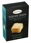dolcetto Tuscan Crisps - Rosemary & Olive Oil | 5.3oz Boxes | Pack Of 6