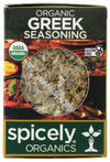 Spicely Organic Seasoning Greek 0.20 Ounce Ecobox Certified Gluten Free